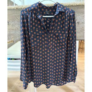 Ann Taylor Polka Dot Blouse